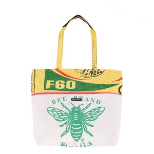 Shopper tas van gerecyclede suikerzakken met rits - Moni Bij 