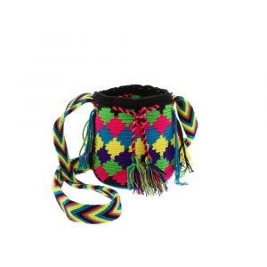 Kleine Mochila Wayuu bag of tas - uniek zomers partytasje