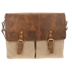 SAMPLE SALE - Uniek Exemplaar Harrier Laptoptas 15.6 inch - beige