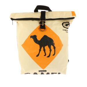 Rolltop rugtas van gerecyclede cementzakken - Tantor kameel