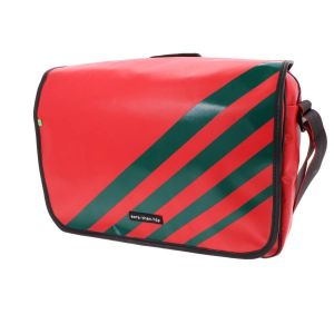 Waterdichte 15,6 inch laptoptas gerecycled vrachtwagenzeil - Rome