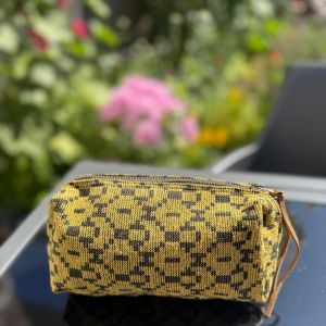 Cadeauset van 3x Naram make-up tas/grote etui – mosterd – Limited Edition met korting!