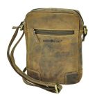 Kleine schoudertas van bruin vintage leer - Utah 