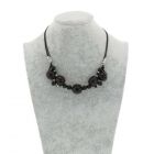 Jennyffer halsketting met chicon en acai zaden - zwart
