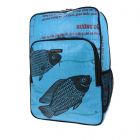 Laptop rugtas 15.6 inch van gerecyclede visvoerzakken - Trong vis blauw