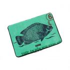 15,6 inch laptophoes van gerecyclede visvoerzakken - Manoa - vis groen