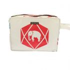 Toilettas van gerecyclede cementzakken - Yindee - olifant