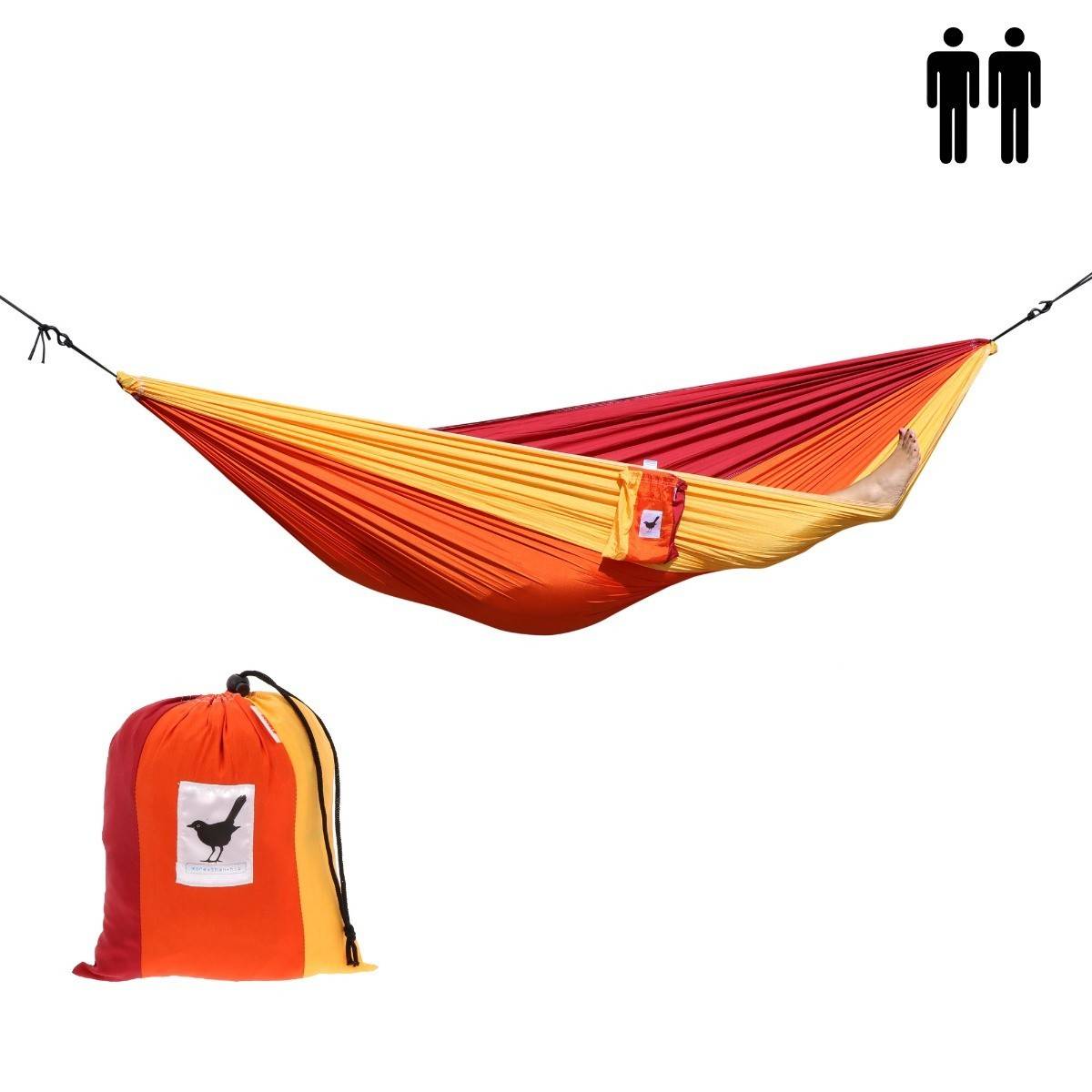 XXL 2 persoons (reis)hangmat Sunset