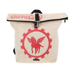 Rolltop rugtas van gerecyclede cementzakken - Tantor Pegasus