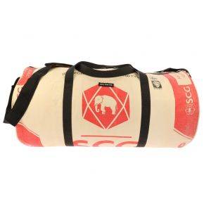 Weekend- of sporttas 40 L van gerecyclede cementzakken - Jumbo L olifant