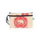 Etui of pennenzak van gerecyclede cementzakken - Ravi - olifant