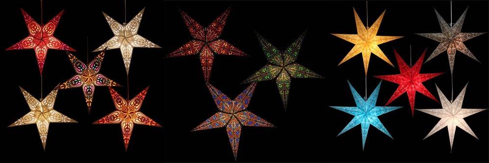 Papieren kerststerren MoreThanHip Collectie