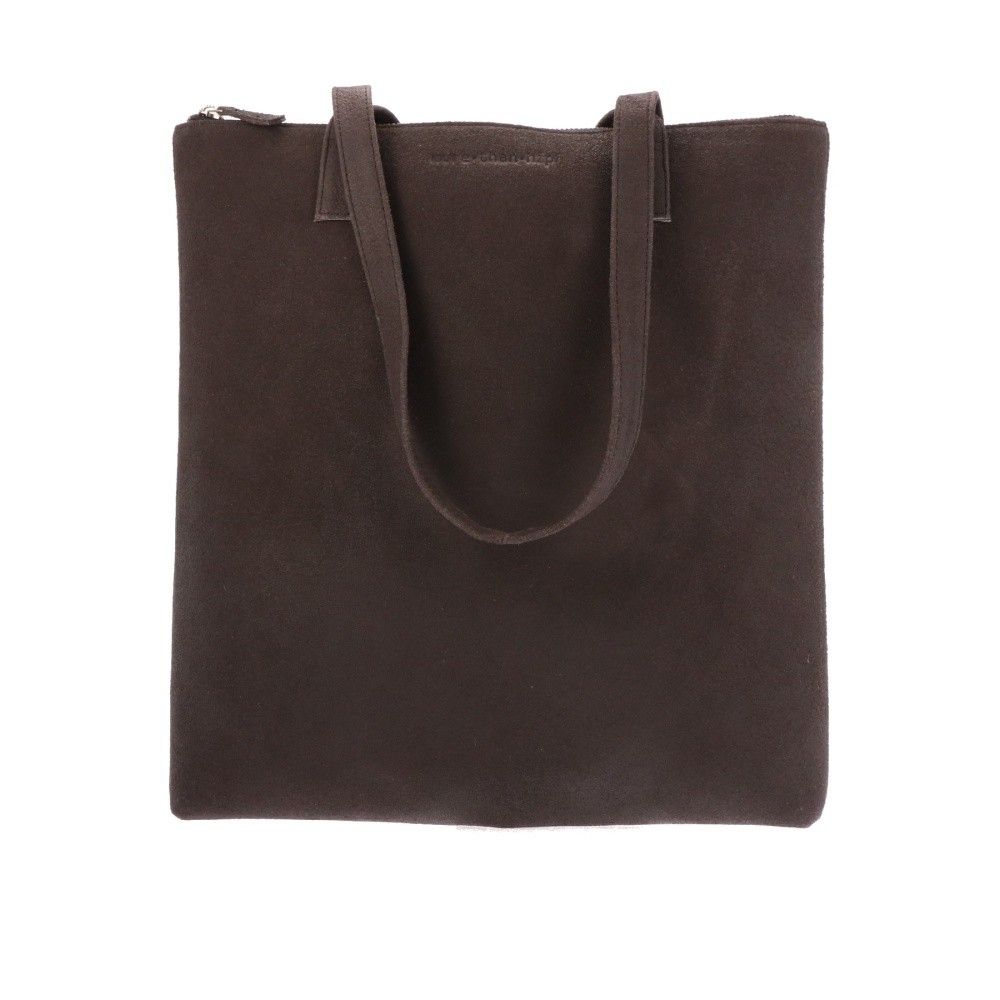 Shopper tas met rits mat donkertaupe ecoleer MoreThanHip